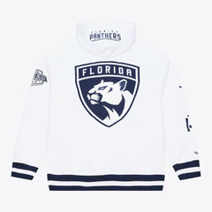 NHL White Florida Panthers Mitchell & Ness Arctic Fleece Hoodie