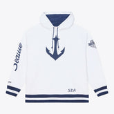 NHL White Seattle Kraken Mitchell & Ness Arctic Fleece Hoodie
