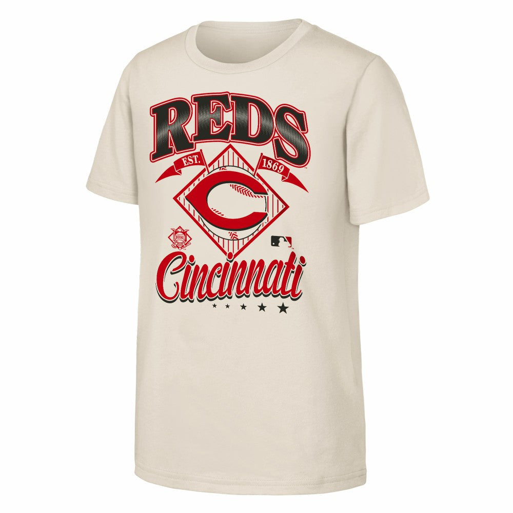 MLB Cincinnati Reds Outerstuff Youth Triple Hit T-Shirt