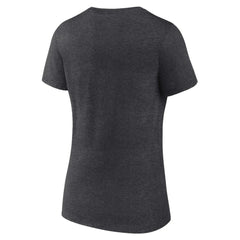 MLB Chicago Cubs Women's Team Lockup V-Neck T-Shirt