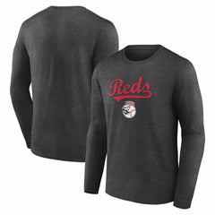 MLB Cincinnati Reds Team Lockup Long Sleeve T-Shirt