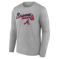 MLB Atlanta Braves Team Lockup Long Sleeve T-Shirt
