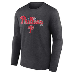 MLB Philadelphia Phillies Team Lockup Long Sleeve T-Shirt