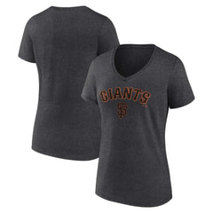 MLB San Francisco Giants Women's Team Lockup V-Neck T-Shirt