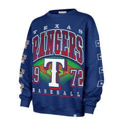 MLB Texas Rangers '47 Women's Trendy Team Go Big Oversized Sweatshirt