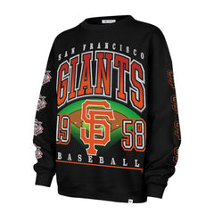 MLB San Francisco Giants '47 Women's Trendy Team Go Big Oversized Sweatshirt