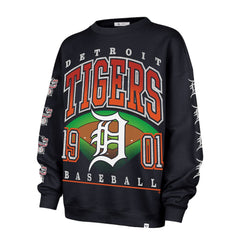 MLB Detroit Tigers '47 Women's Trendy Team Go Big Oversized Sweatshirt