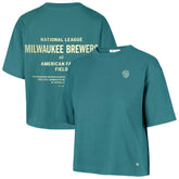 MLB Milwaukee Brewers '47 Women's Contemporary Basics Leon City T-Shirt