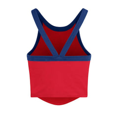 MLB Philadelphia Phillies '47 Women's Trendy Team Rally Sporty Cropped Racerback Tank Top