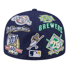 MLB Milwaukee Brewers New Era All Over 59FIFTY Fitted Hat