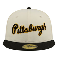 MLB Pittsburgh Pirates New Era Two-Tone Stitch 59FIFTY Fitted Hat
