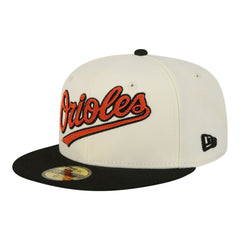MLB Baltimore Orioles New Era Two-Tone Stitch 59FIFTY Fitted Hat