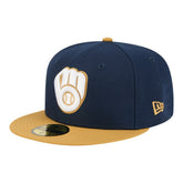 MLB Milwaukee Brewers New Era Two-Tone Color Pack 59FIFTY Fitted Hat