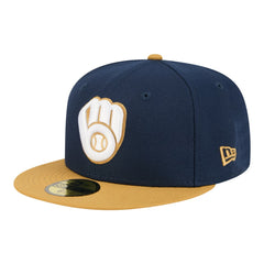 MLB Milwaukee Brewers New Era Two-Tone Color Pack 59FIFTY Fitted Hat