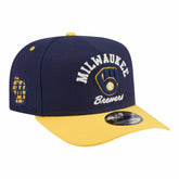 MLB Milwaukee Brewers New Era Arched A-Frame 9FIFTY Adjustable Hat