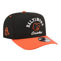 MLB Baltimore Orioles New Era Arched A-Frame 9FIFTY Adjustable Hat