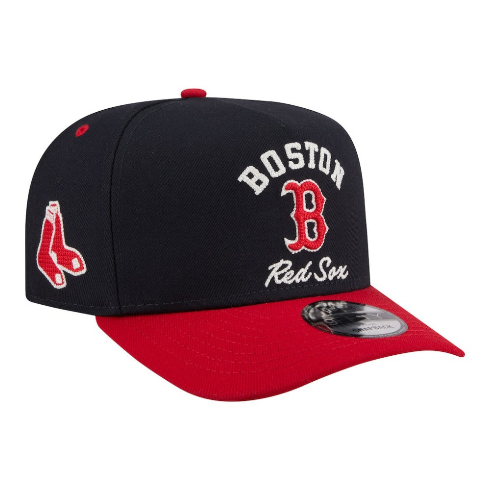 MLB Boston Red Sox New Era Arched A-Frame 9FIFTY Adjustable Hat