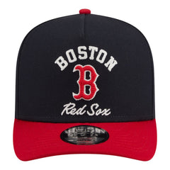 MLB Boston Red Sox New Era Arched A-Frame 9FIFTY Adjustable Hat