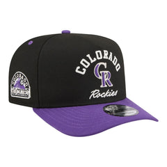MLB Colorado Rockies New Era Arched A-Frame 9FIFTY Adjustable Hat