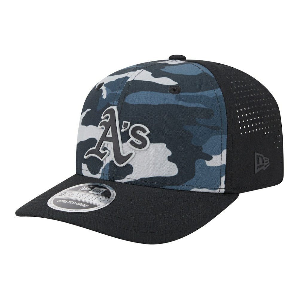 MLB Athletics New Era Tonal Camo 9SEVENTY Stretch-Snap Hat