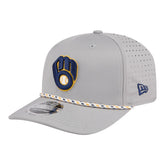 MLB Milwaukee Brewers New Era Sport Rope 9SEVENTY Adjustable Hat