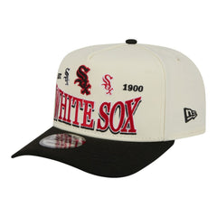 MLB Chicago White Sox New Era Throwback Tri-Hit A-Frame 9FIFTY Adjustable Hat