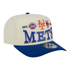 MLB New York Mets New Era Throwback Tri-Hit A-Frame 9FIFTY Adjustable Hat
