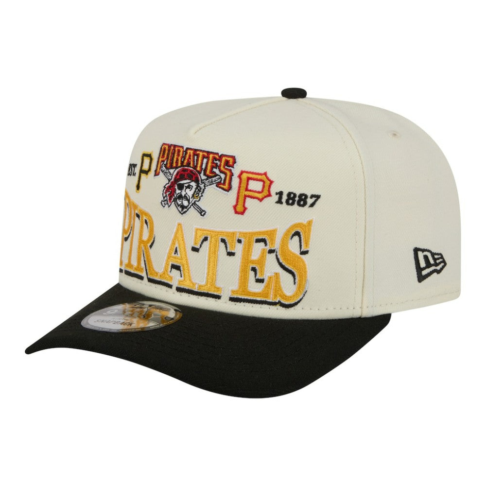 MLB Pittsburgh Pirates New Era Throwback Tri-Hit A-Frame 9FIFTY Adjustable Hat