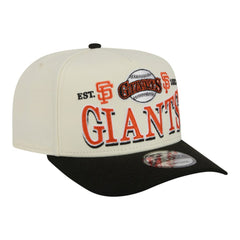 MLB San Francisco Giants New Era Throwback Tri-Hit A-Frame 9FIFTY Adjustable Hat