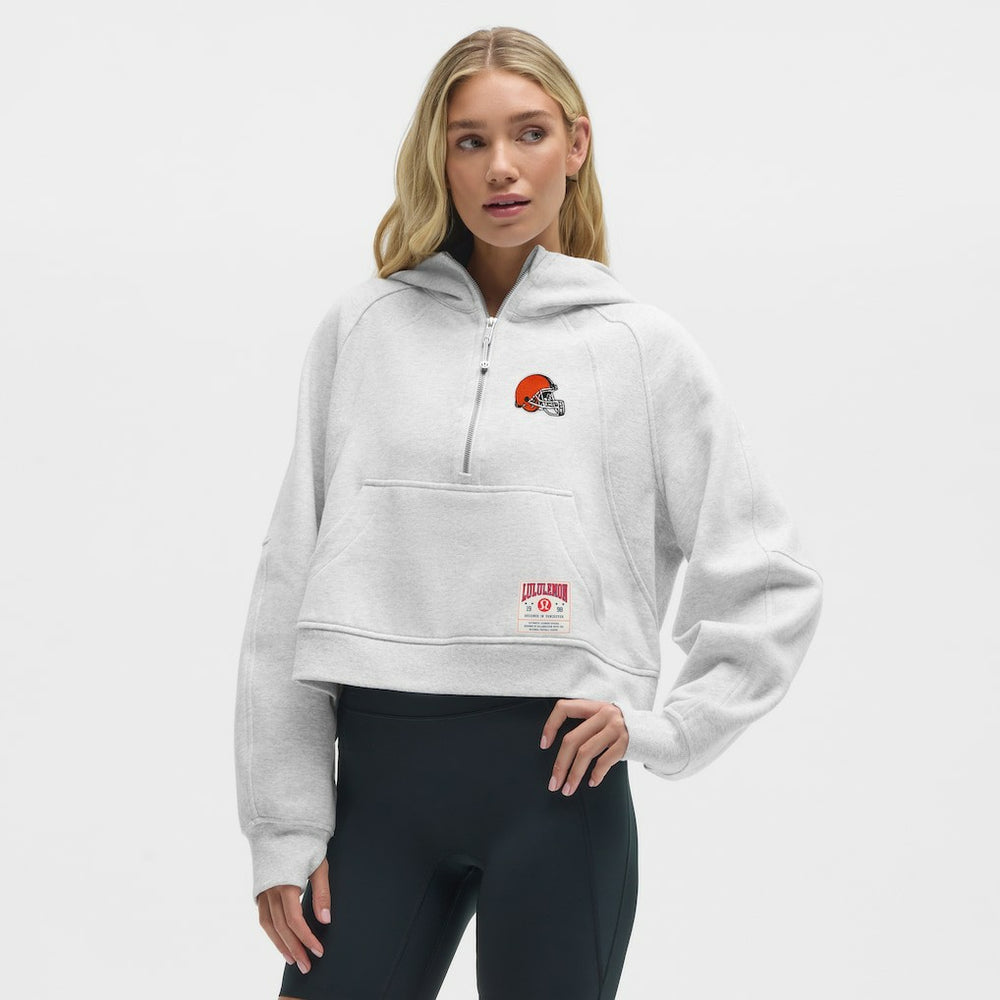 lululemon Women's Scuba Oversized Half-Zip Hoodie - Cleveland Browns