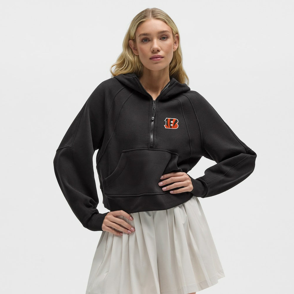 lululemon Women's Scuba Oversized Half-Zip Hoodie - Cincinnati Bengals