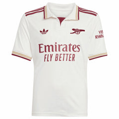 Arsenal Youth 2025/26 Third Replica Jersey - Adidas White
