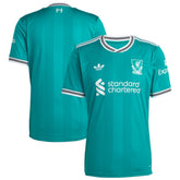 Liverpool 2025/26 Third Replica Jersey - Adidas Green