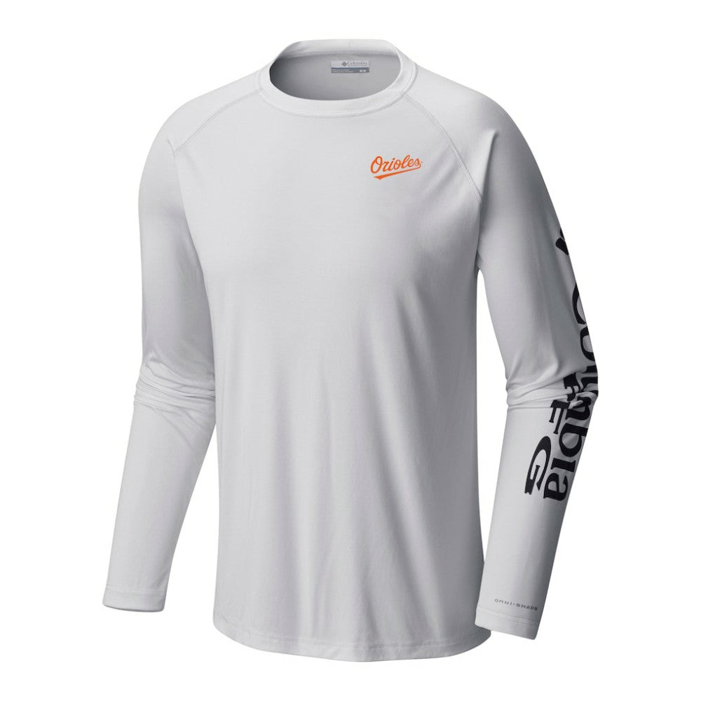 MLB Baltimore Orioles Columbia Terminal Tackle Long Sleeve Shirt