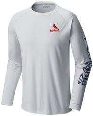 MLB St. Louis Cardinals Columbia Terminal Tackle Long Sleeve Shirt