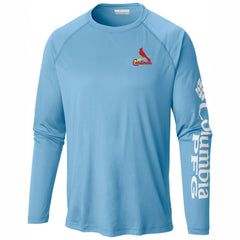 MLB St. Louis Cardinals Columbia Terminal Tackle Long Sleeve Shirt