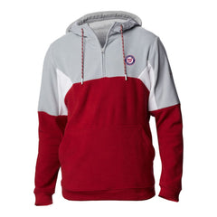 MLB Washington Nationals Columbia Men's Lodge Fleece Quarter-Zip Hoodie
