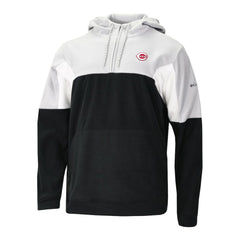 MLB Cincinnati Reds Columbia Men's Lodge Fleece Quarter-Zip Hoodie