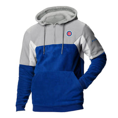 MLB Chicago Cubs Columbia Men's Lodge Fleece Quarter-Zip Hoodie