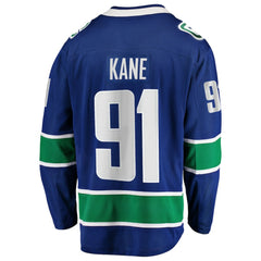 NHL Blue Evander Kane Vancouver Canucks Fanatics Home Breakaway Jersey