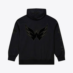NHL Black Washington Capitals Mitchell & Ness Phantom Fleece Hoodie