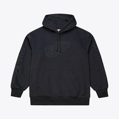 NHL Black Detroit Red Wings Mitchell & Ness Phantom Fleece Hoodie