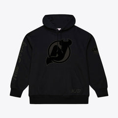 NHL Black New Jersey Devils Mitchell & Ness Phantom Fleece Hoodie
