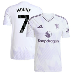 Mason Mount Manchester United 2025/26 Away Replica Player Jersey - Adidas White