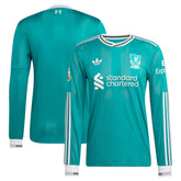 Liverpool 2025/26 Third Long Sleeve Jersey - Adidas Green
