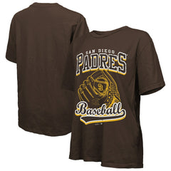 MLB San Diego Padres Majestic Threads Women's Oversized First Base T-Shirt