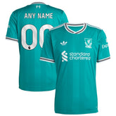Liverpool 2025/26 Third Replica Custom Jersey - Adidas Green