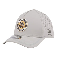 MLB San Diego Padres New Era Patch 39THIRTY A-Frame M-Crown Perforated Flex Hat