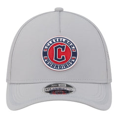 MLB Cleveland Guardians New Era Patch 39THIRTY A-Frame M-Crown Perforated Flex Hat
