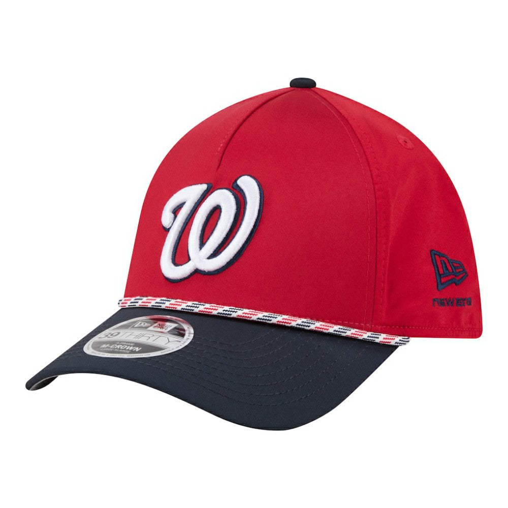 MLB Washington Nationals New Era Rope M-Crown A-Frame 39THIRTY Flex Hat